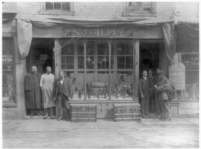 S.J. Gilpin shoe store, Richmond, Virginia, c.1899 by American Photographer